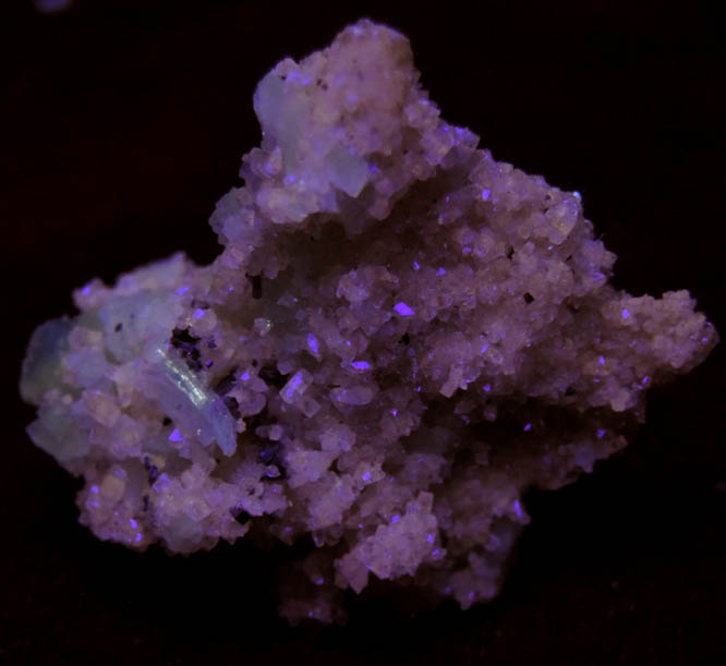 Calcite and Quartz over Fluorite with Sphalerite and Galena from Cave-in-Rock District, Hardin County, Illinois