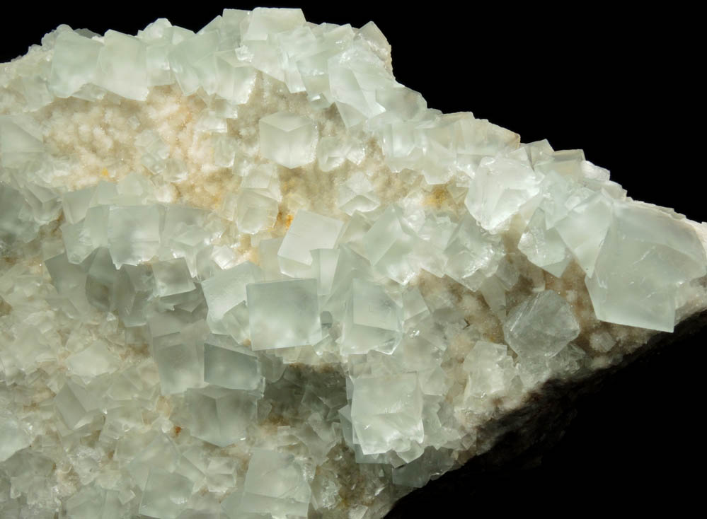 Fluorite with minor Barite over Quartz from Blanchard Mine, Hansonburg District, 8.5 km south of Bingham, Socorro County, New Mexico