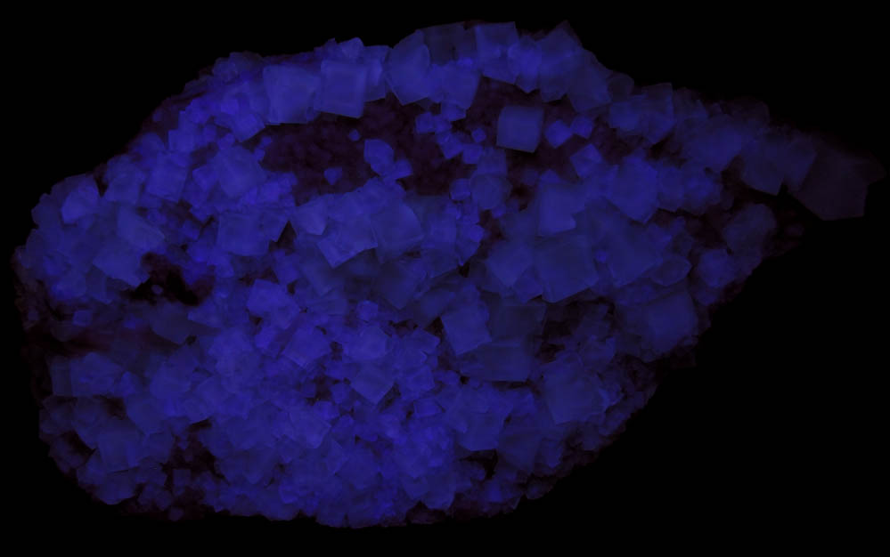 Fluorite with minor Barite over Quartz from Blanchard Mine, Hansonburg District, 8.5 km south of Bingham, Socorro County, New Mexico