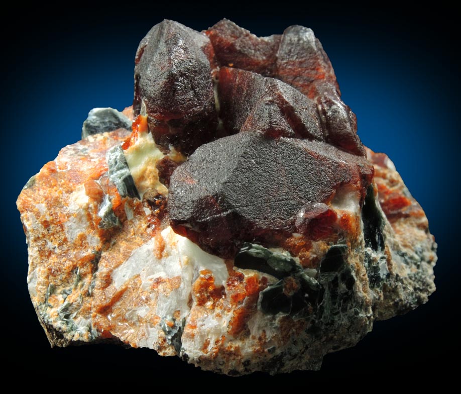 Chondrodite with Clinochlore from Tilly Foster Iron Mine, near Brewster, Putnam County, New York