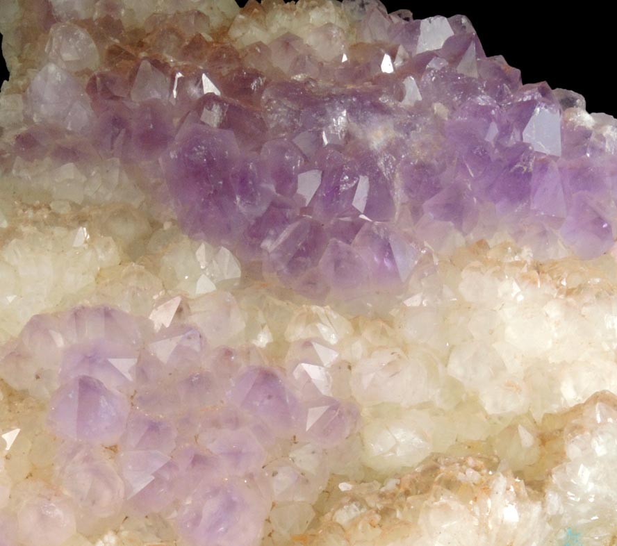 Quartz with overgrowth of Amethyst Quartz from Saltman Prospect, Camp Encore, Sweden, Oxford County, Maine