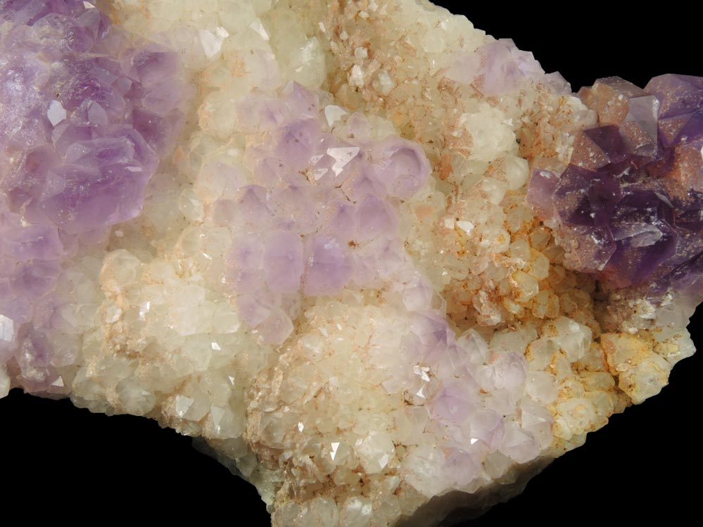 Quartz with overgrowth of Amethyst Quartz from Saltman Prospect, Camp Encore, Sweden, Oxford County, Maine