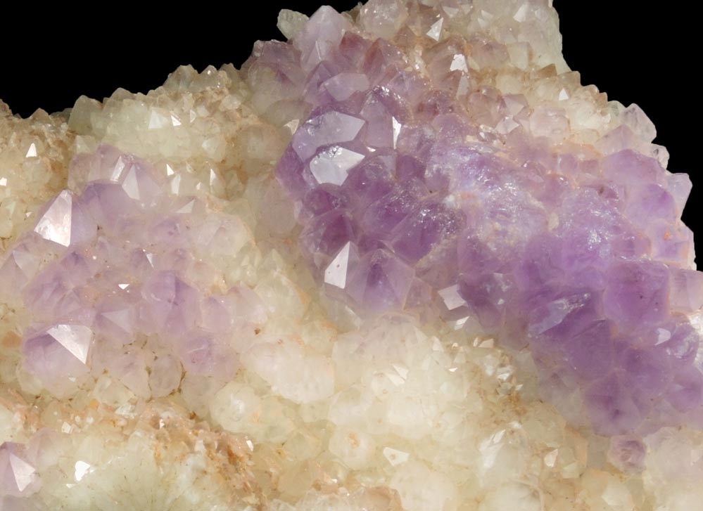 Quartz with overgrowth of Amethyst Quartz from Saltman Prospect, Camp Encore, Sweden, Oxford County, Maine