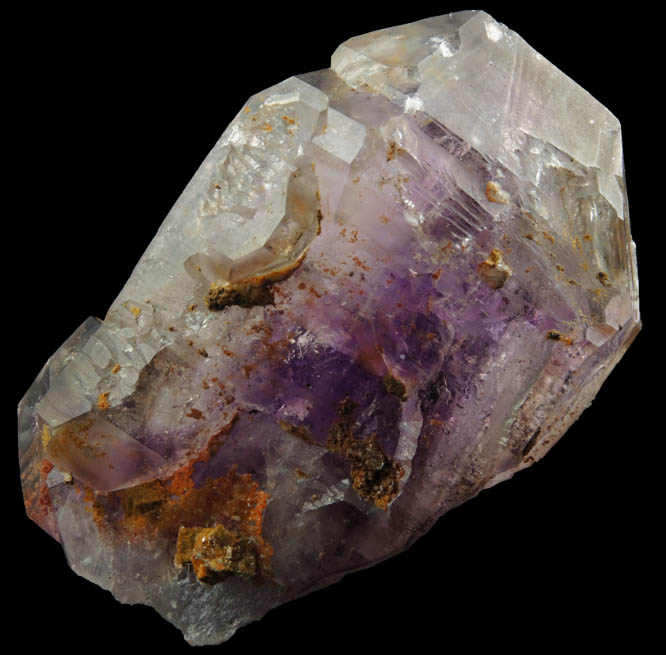 Quartz var. Amethyst Quartz from Goboboseb Mountains, 43 km west of Brandberg Mountain, Erongo region, Namibia