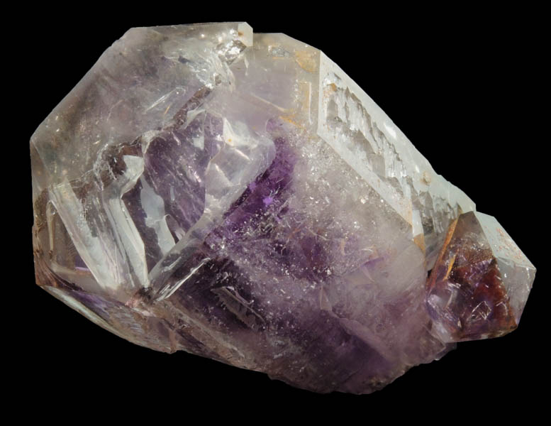 Quartz var. Amethyst Quartz from Goboboseb Mountains, 43 km west of Brandberg Mountain, Erongo region, Namibia