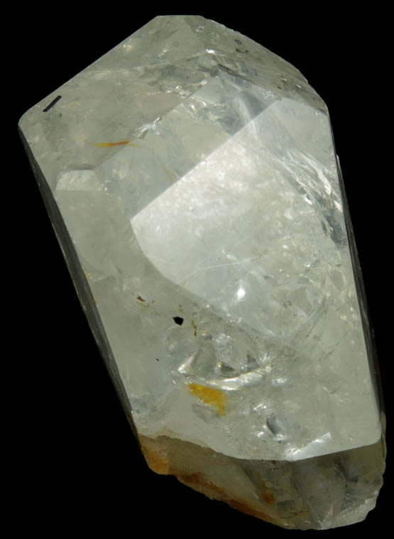 Topaz (gem-grade) with Schorl Tourmaline inclusions from Teofilo Otoni, Minas Gerais, Brazil