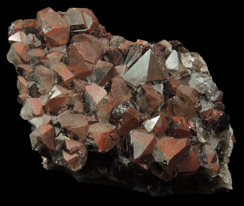 Quartz var. Smoky Quartz with Hematite inclusions from Auchenlosh Quarry, Dalbeattie, Dumfries & Galloway, Scotland