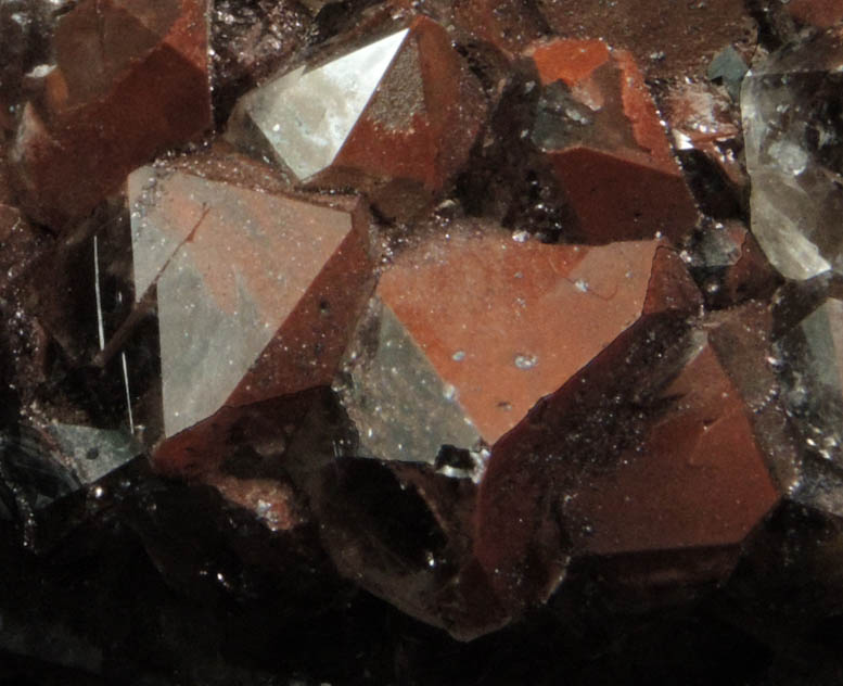 Quartz var. Smoky Quartz with Hematite inclusions from Auchenlosh Quarry, Dalbeattie, Dumfries & Galloway, Scotland