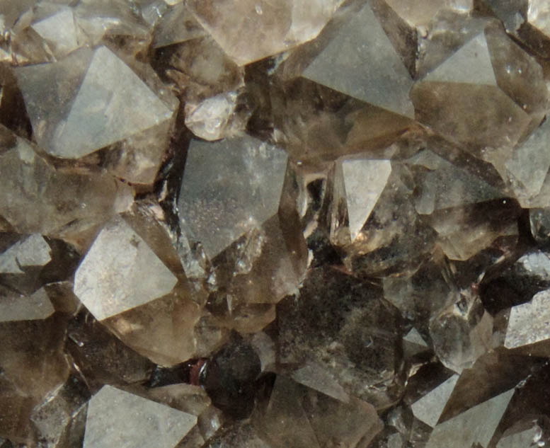 Quartz var. Smoky Quartz with Hematite inclusions from Auchenlosh Quarry, Dalbeattie, Dumfries & Galloway, Scotland