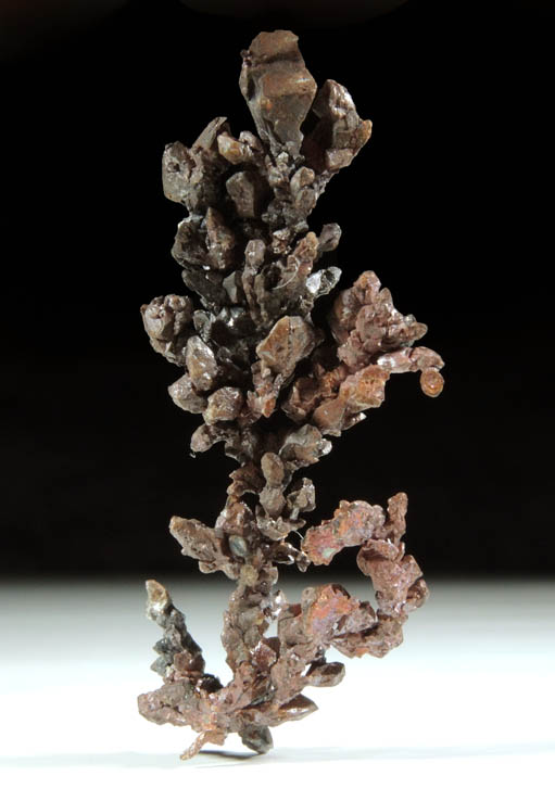 Copper (naturally crystallized native copper) from Itauz Mine, Karaganda Oblast', Kazakhstan