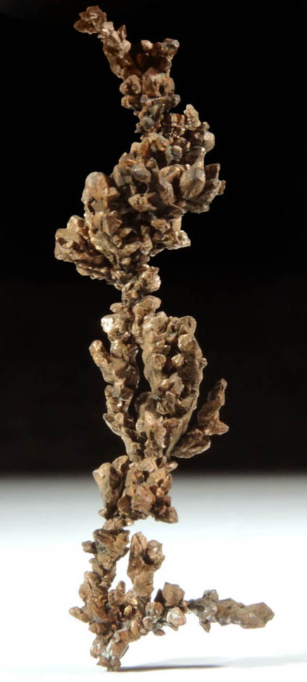 Copper (naturally crystallized native copper) from Itauz Mine, Karaganda Oblast', Kazakhstan