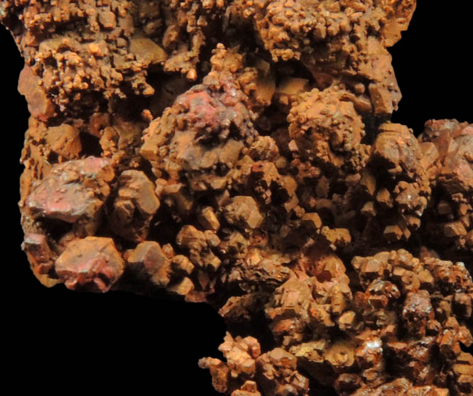 Copper (crystallized native copper crystals) from Tsumeb Mine, Otavi-Bergland District, Oshikoto, Namibia