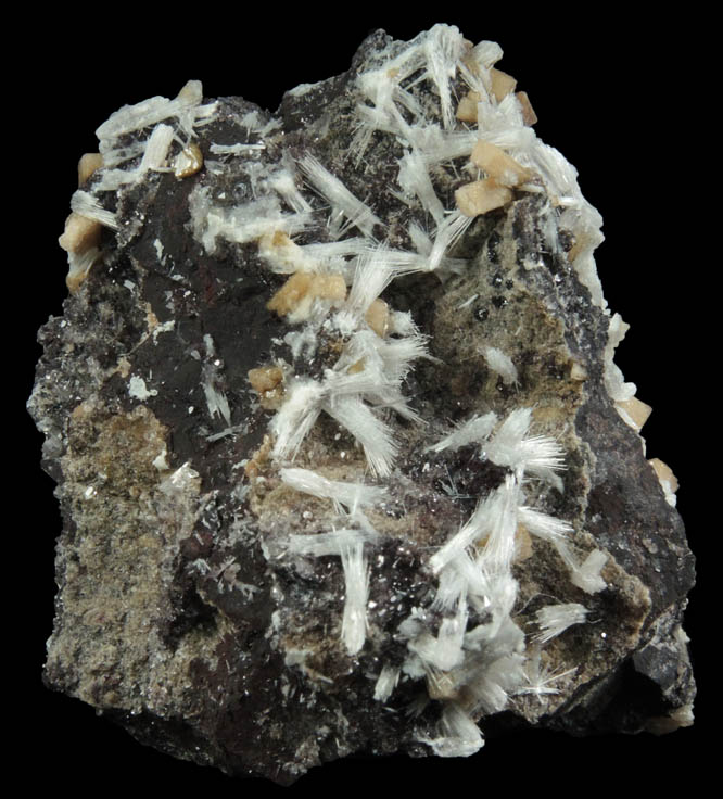 Bultfonteinite with Olmiite from N'Chwaning II Mine, Kalahari Manganese Field, Northern Cape Province, South Africa (Type Locality for Olmiite)