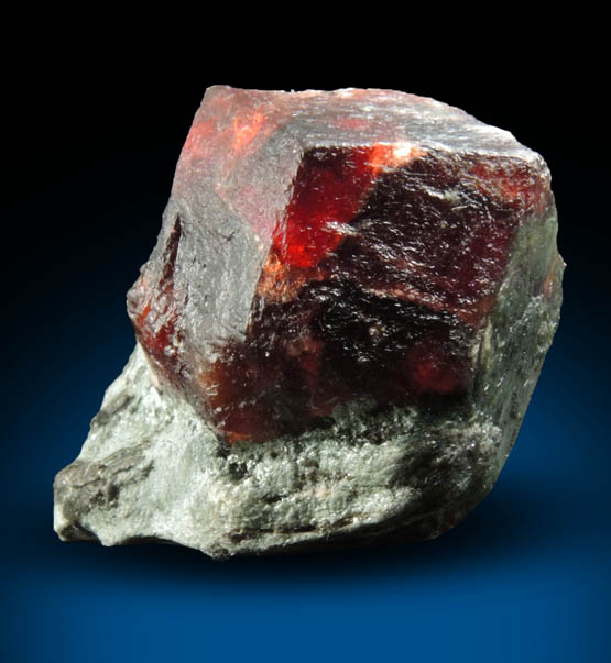 Almandine Garnet from Garnet Ledge, east shore of Stikine River Delta, 11 km north of Wrangell, Alaska