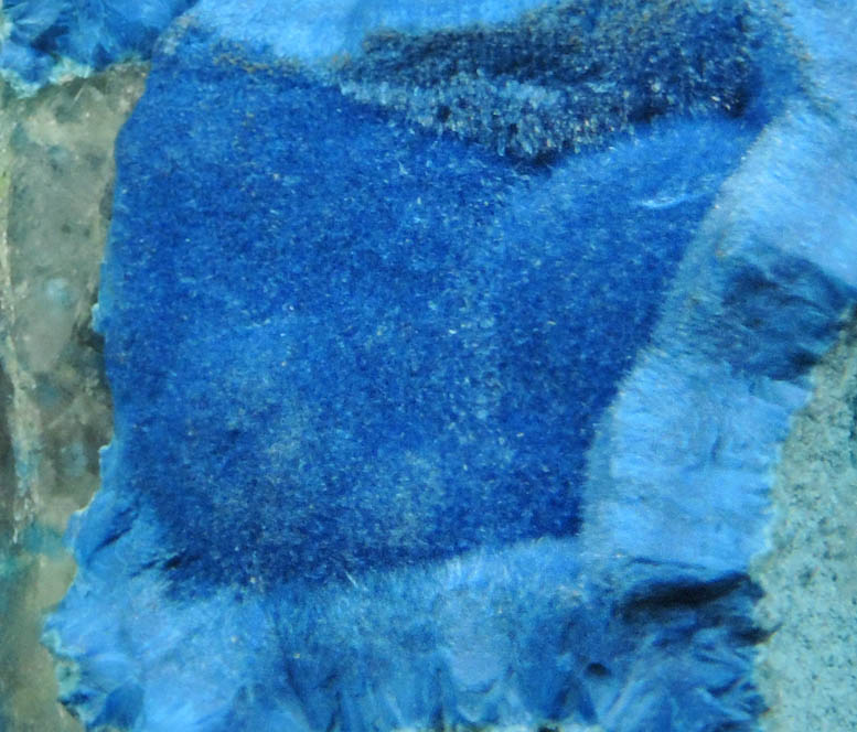 Quartz over Shattuckite from Kandesei, Kaokoveld, Namibia