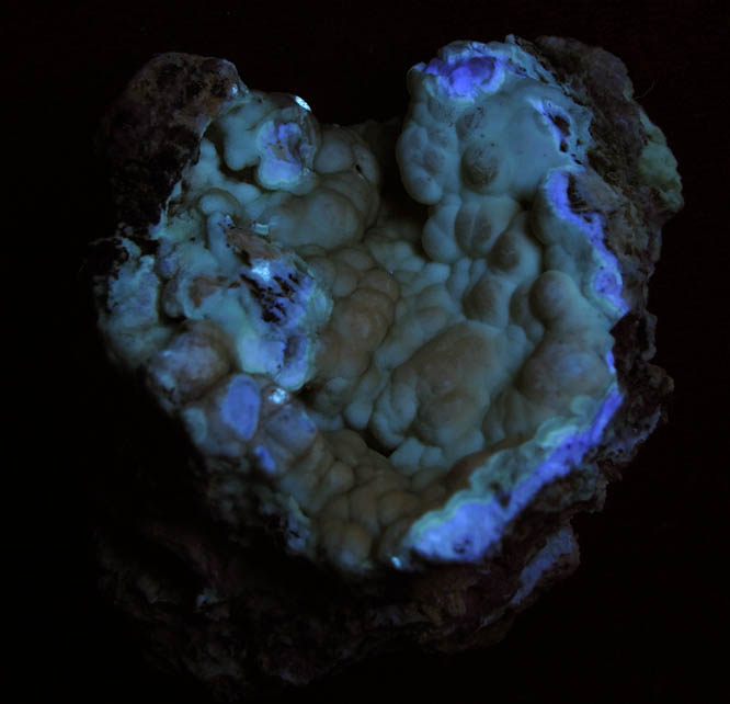 Hemimorphite with minor Galena from Old Glencrieff Mine, Wanlockhead, Scotland