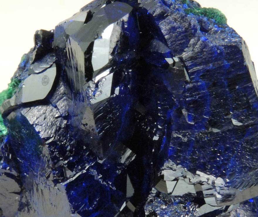 Azurite internally altered to Malachite from Milpillas Mine, Cuitaca, Sonora, Mexico
