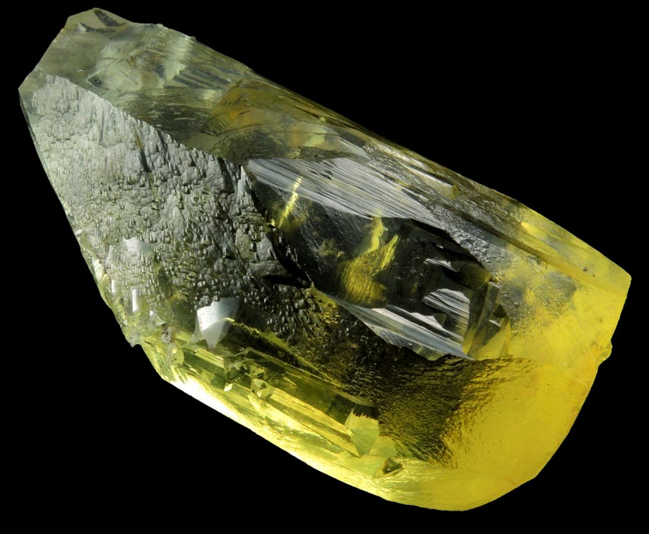 Beryl var. Heliodor (gem-grade) from Volodarsk-Volynskii, Zhitomir Oblast, Ukraine