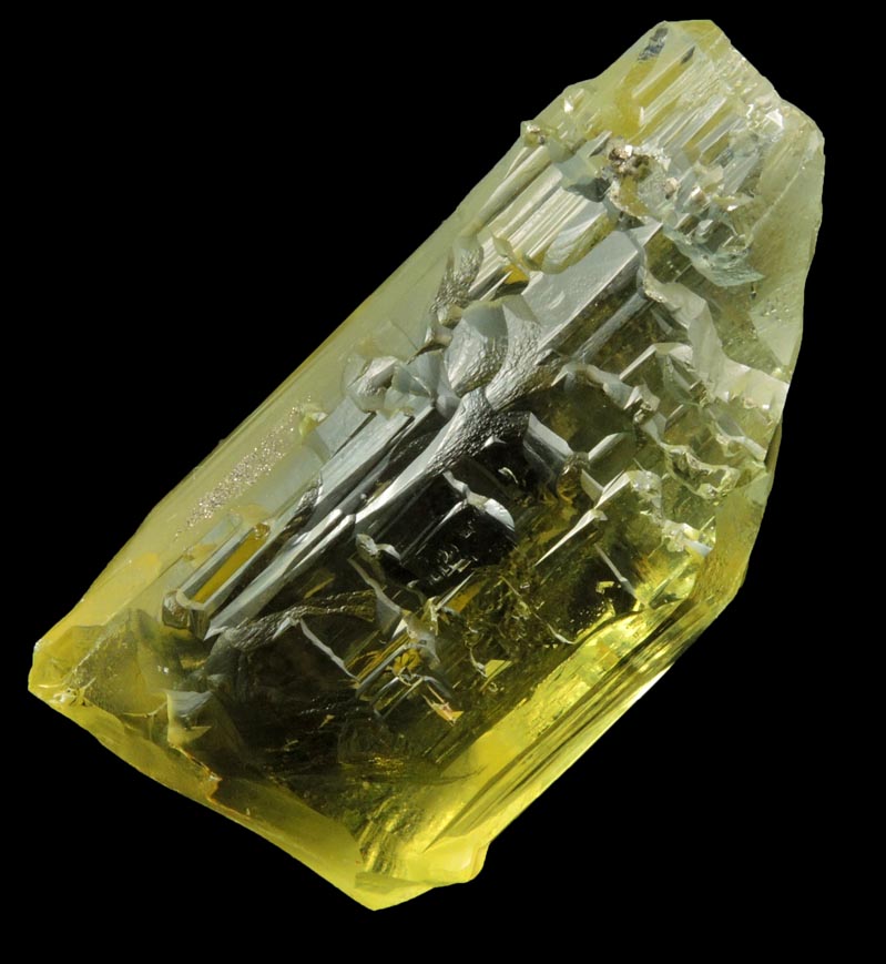 Beryl var. Heliodor (gem-grade) from Volodarsk-Volynskii, Zhitomir Oblast, Ukraine