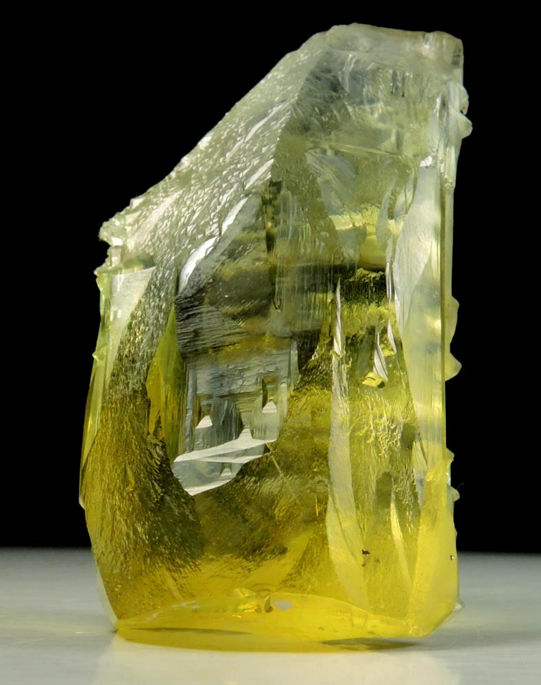 Beryl var. Heliodor (gem-grade) from Volodarsk-Volynskii, Zhitomir Oblast, Ukraine