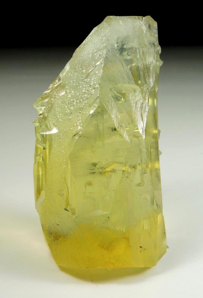 Beryl var. Heliodor (gem-grade) from Volodarsk-Volynskii, Zhitomir Oblast, Ukraine