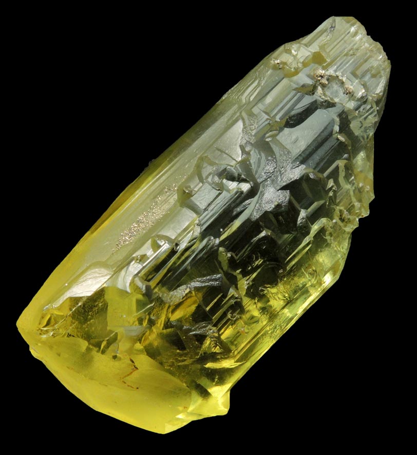 Beryl var. Heliodor (gem-grade) from Volodarsk-Volynskii, Zhitomir Oblast, Ukraine