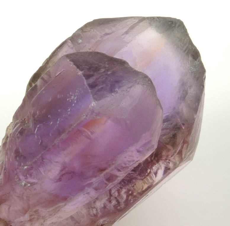 Quartz var. Ametrine Crystal (rare combination of amethyst and citrine) from Anahi Mine, La Gaiba District, Angel Sandoval Province, Santa Cruz Department, Bolivia