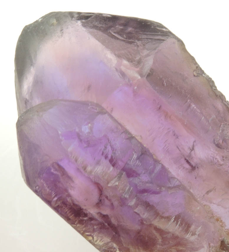 Quartz var. Ametrine Crystal (rare combination of amethyst and citrine) from Anahi Mine, La Gaiba District, Angel Sandoval Province, Santa Cruz Department, Bolivia