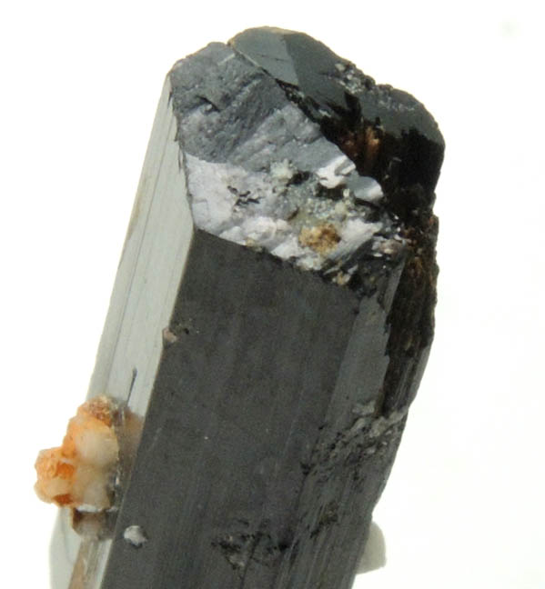 Arfvedsonite (rare terminated Arfvedsonite crystal) with minor Microcline from Hurricane Mountain, east of Intervale, Carroll County, New Hampshire
