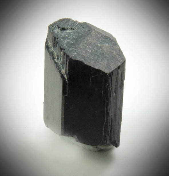 Arfvedsonite (rare terminated Arfvedsonite crystal) from Hurricane Mountain, east of Intervale, Carroll County, New Hampshire