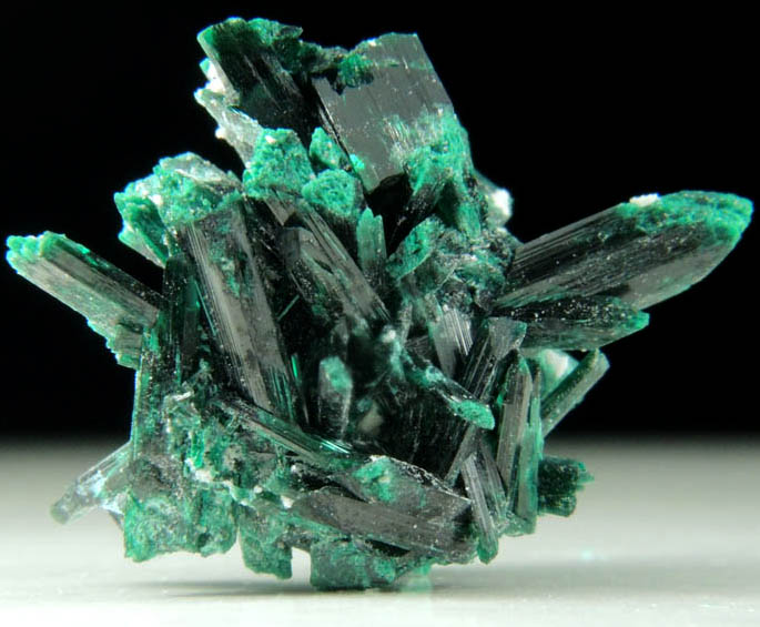 Brochantite from Milpillas Mine, Cuitaca, Sonora, Mexico