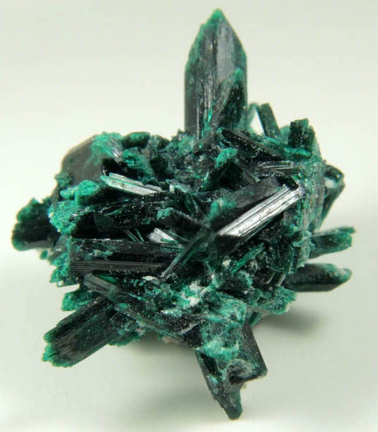 Brochantite from Milpillas Mine, Cuitaca, Sonora, Mexico