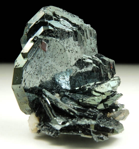 Hematite var. Eisenrose with Rutile from Zillertal, Tyrol, Austria