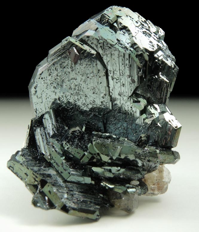 Hematite var. Eisenrose with Rutile from Zillertal, Tyrol, Austria