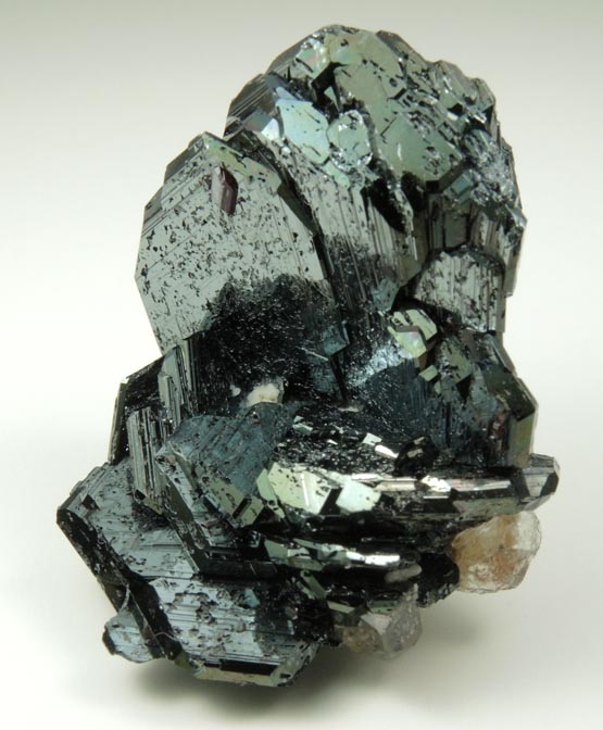 Hematite var. Eisenrose with Rutile from Zillertal, Tyrol, Austria