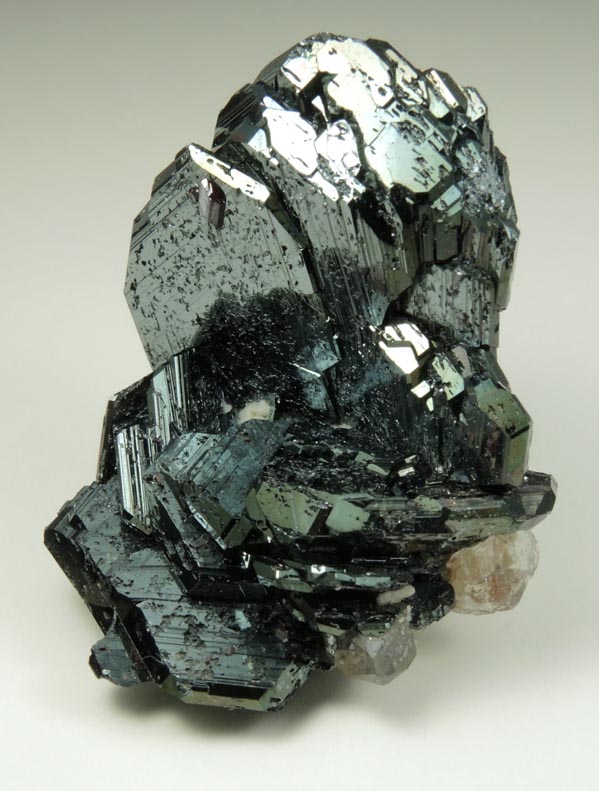 Hematite var. Eisenrose with Rutile from Zillertal, Tyrol, Austria