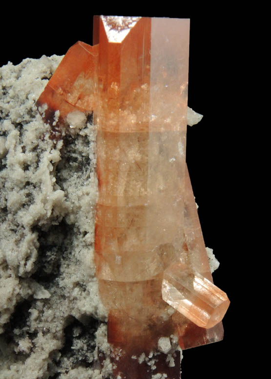 Topaz with Rutile inclusions from Cerro de los Remedios, Durango, Mexico