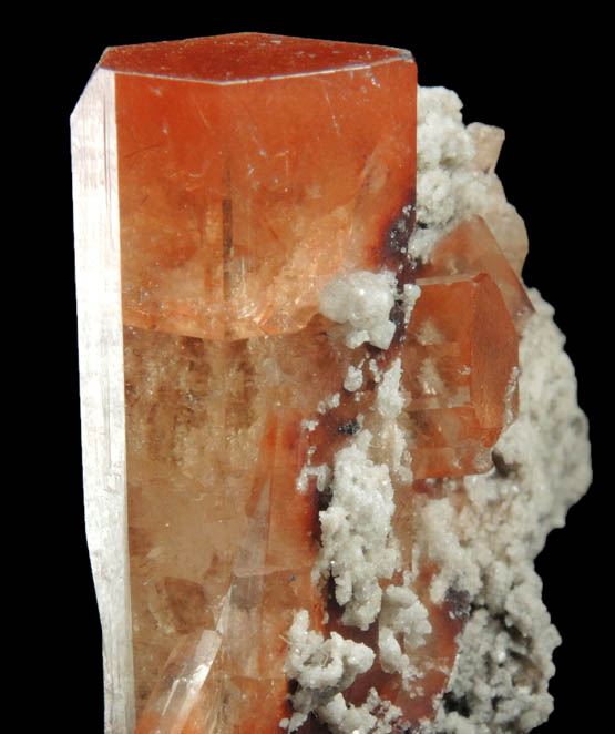 Topaz with Rutile inclusions from Cerro de los Remedios, Durango, Mexico