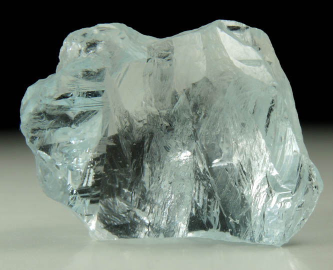 Topaz (gem-grade blue crystal) from Teixeirinha Mine, Itinga, Minas Gerais, Brazil