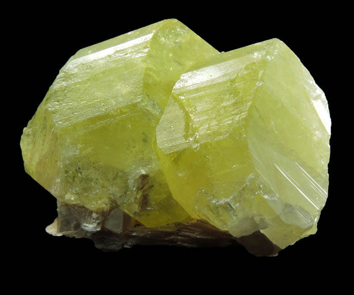 Brazilianite from Divino das Laranjeras, Minas Gerais, Brazil