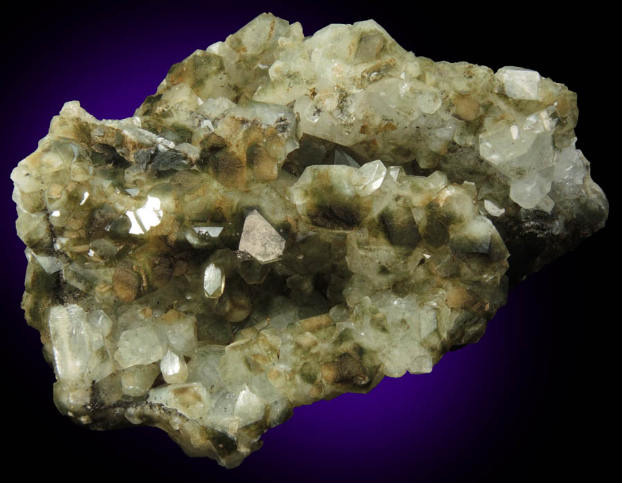 Apophyllite included with Chlorite from Millington Quarry, Bernards Township, Somerset County, New Jersey