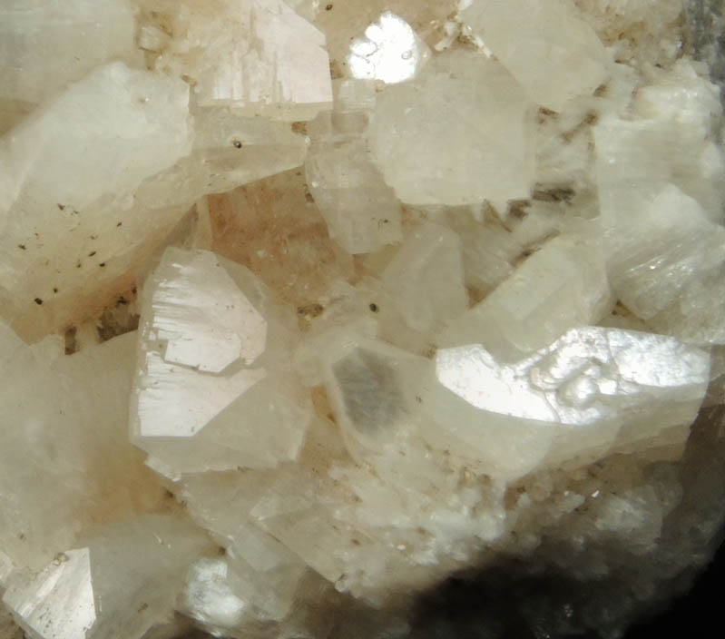 Heulandite, Babingtonite, Laumontite, Quartz from Prospect Park Quarry, Prospect Park, Passaic County, New Jersey