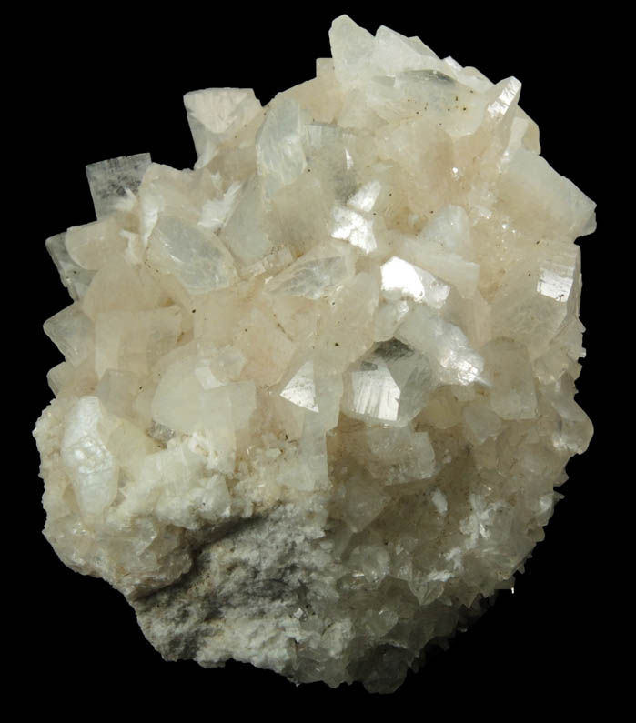 Heulandite, Babingtonite, Laumontite, Quartz from Prospect Park Quarry, Prospect Park, Passaic County, New Jersey