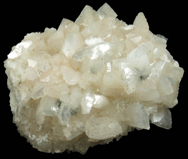 Heulandite, Babingtonite, Laumontite, Quartz from Prospect Park Quarry, Prospect Park, Passaic County, New Jersey