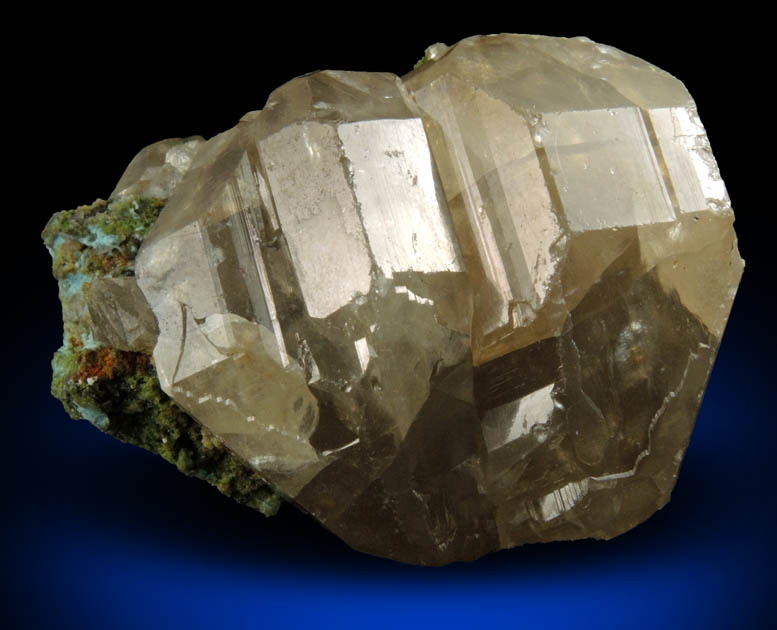 Cerussite with Duftite from Tsumeb Mine, Otavi-Bergland District, Oshikoto, Namibia (Type Locality for Duftite)