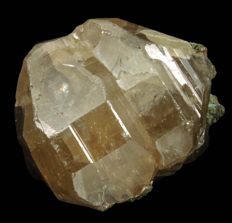 Cerussite with Duftite from Tsumeb Mine, Otavi-Bergland District, Oshikoto, Namibia (Type Locality for Duftite)
