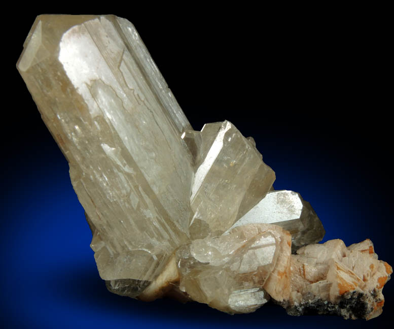 Cerussite with minor Dolomite from Chantier des Dalles, 3.8 km southeast of Mibladen, Haute Moulouya Basin, Zeida-Aouli-Mibladen belt, Midelt Province, Morocco
