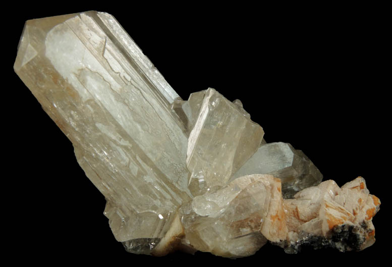 Cerussite with minor Dolomite from Chantier des Dalles, 3.8 km southeast of Mibladen, Haute Moulouya Basin, Zeida-Aouli-Mibladen belt, Midelt Province, Morocco