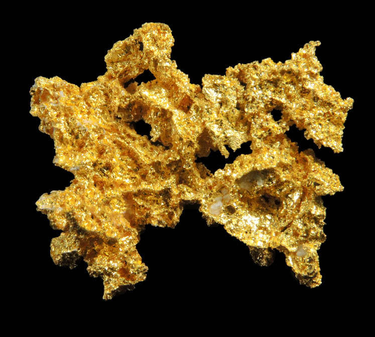 Gold from Mother Lode District, Tuolumne County, California