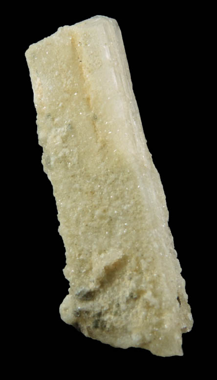 Natrolite with partial coating of Heulandite from Chimney Rock Quarry, Bound Brook, Somerset County, New Jersey